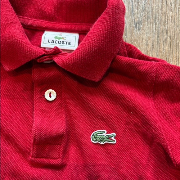 Lacoste Other - Lacoste toddler polo in red